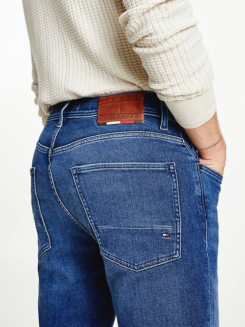 Tommy Hilfiger Denton Straight Faded Jeans Heren Denim | TH963UMS