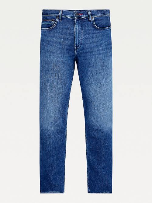 Tommy Hilfiger Denton Straight Faded Jeans Heren Denim | TH963UMS