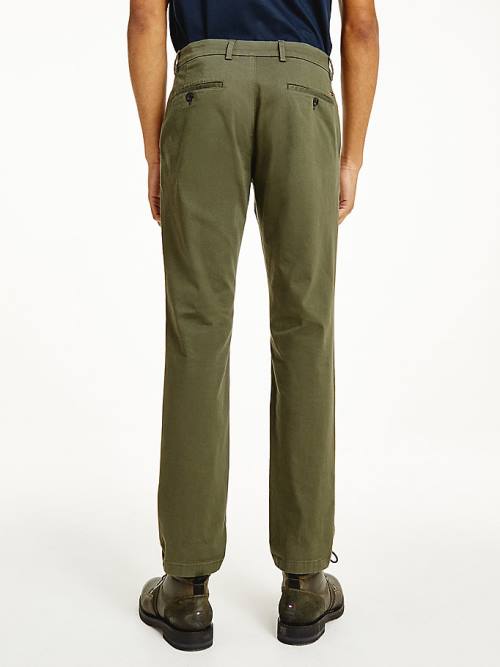 Tommy Hilfiger Denton Straight Fit Broek Heren Khaki | TH480YCB