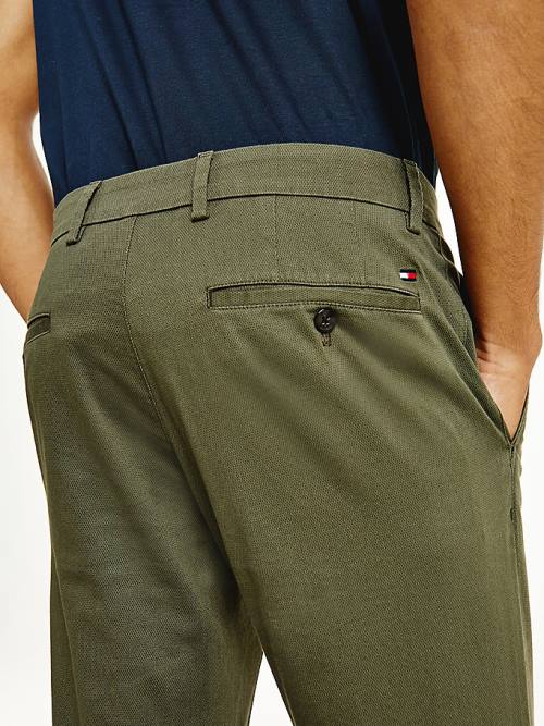 Tommy Hilfiger Denton Straight Fit Broek Heren Khaki | TH480YCB