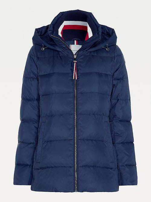 Tommy Hilfiger Down-Filled Padded Jassen Dames Blauw | TH214BKC