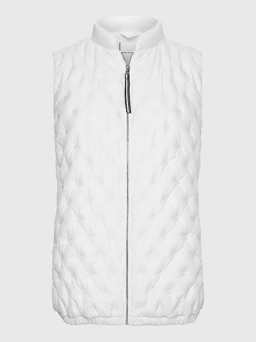 Tommy Hilfiger Down-Filled Vest Jassen Dames Wit | TH987AEF