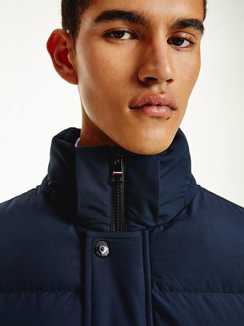 Tommy Hilfiger Down Puffer Jassen Heren Blauw | TH310YWQ