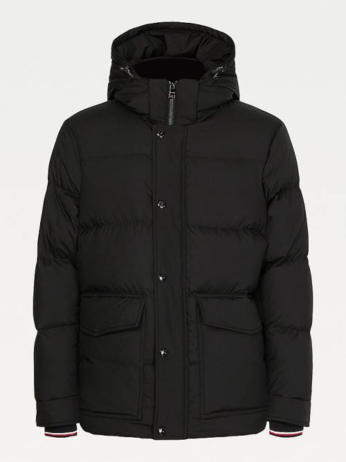 Tommy Hilfiger Down Puffer Jassen Heren Zwart | TH789NYS