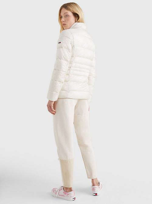 Tommy Hilfiger Down Quilted Jassen Dames Beige | TH538CPR