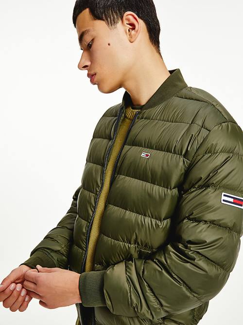 Tommy Hilfiger Down Recycled Quilted Bomber Jassen Heren Groen | TH450BEI