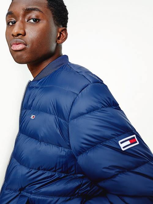 Tommy Hilfiger Down Recycled Quilted Bomber Jassen Heren Blauw | TH539EDL