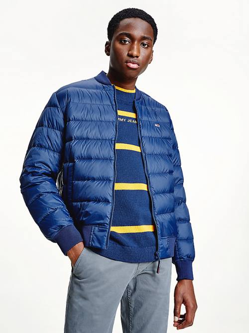 Tommy Hilfiger Down Recycled Quilted Bomber Jassen Heren Blauw | TH539EDL