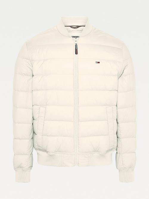 Tommy Hilfiger Down Recycled Quilted Bomber Jassen Heren Beige | TH941WCB