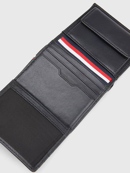 Tommy Hilfiger Downtown Trifold Portefeuille Heren Zwart | TH459OQM