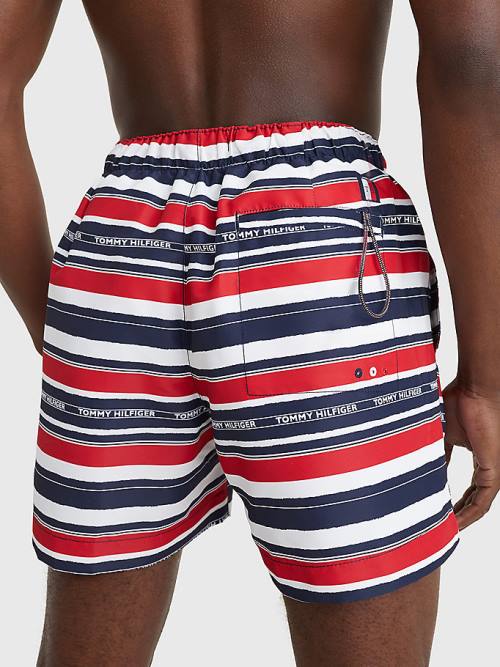 Tommy Hilfiger Drawstring Mid Length Shorts Zwemkleding Heren Blauw | TH219YWX