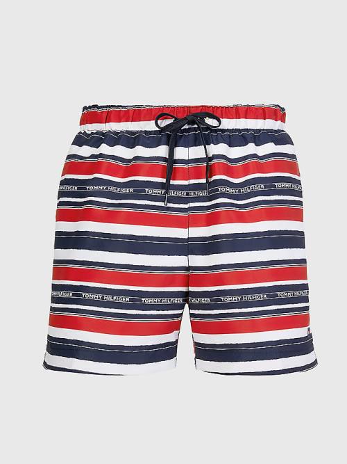 Tommy Hilfiger Drawstring Mid Length Shorts Zwemkleding Heren Blauw | TH219YWX