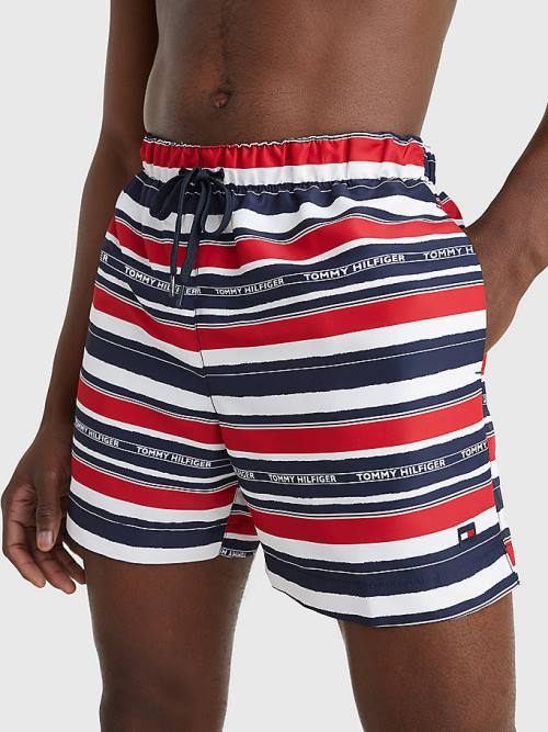 Tommy Hilfiger Drawstring Mid Length Shorts Zwemkleding Heren Blauw | TH219YWX