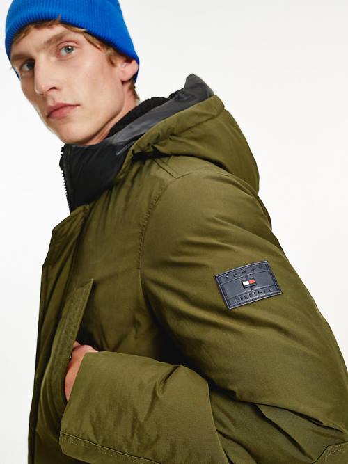 Tommy Hilfiger Dry Wax Filled Rockie Parka Jassen Heren Bruin | TH709TME