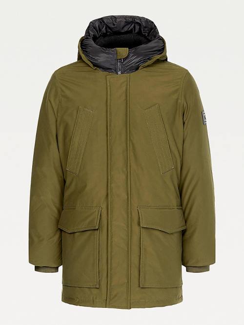 Tommy Hilfiger Dry Wax Filled Rockie Parka Jassen Heren Bruin | TH709TME