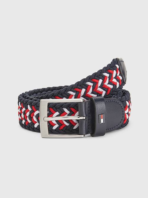 Tommy Hilfiger Elasticated Braided Riemen Heren Blauw | TH821FHZ