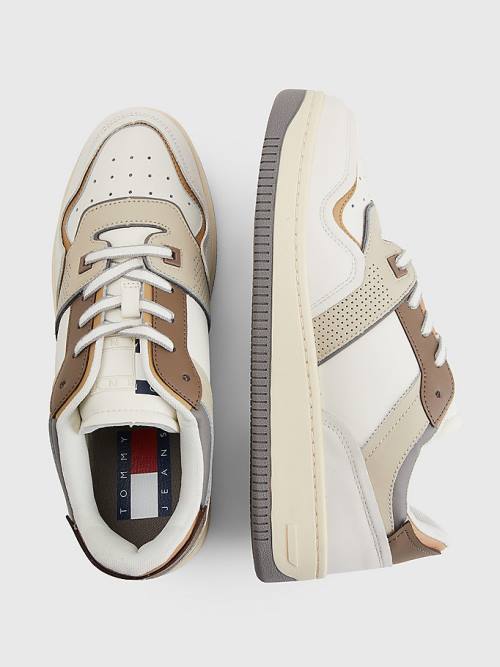 Tommy Hilfiger Elevated Basket Sneakers Heren Wit | TH845SVL