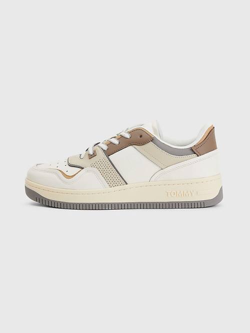 Tommy Hilfiger Elevated Basket Sneakers Heren Wit | TH845SVL