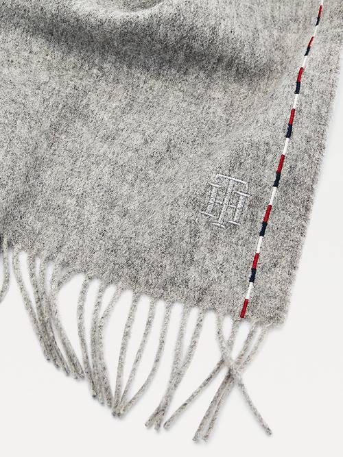 Tommy Hilfiger Elevated Gradient Wool Sjaals Dames Grijs | TH248EJP