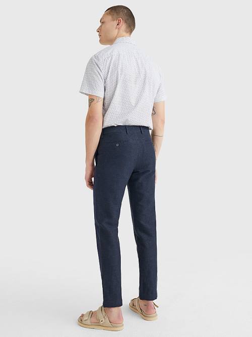 Tommy Hilfiger Elevated Side Tape Tapered Broek Heren Blauw | TH395FZJ