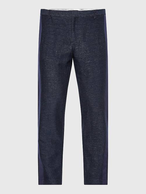 Tommy Hilfiger Elevated Side Tape Tapered Broek Heren Blauw | TH395FZJ