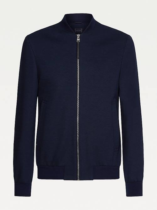 Tommy Hilfiger Elevated Suit Bomber Jassen Heren Blauw | TH376TUK