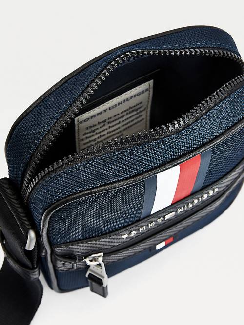 Tommy Hilfiger Elevated Textiel Small Reporter Tassen Heren Blauw | TH128WST