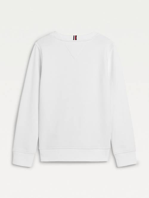 Tommy Hilfiger Embossed Banded Sweatshirts Jongens Wit | TH234VTZ