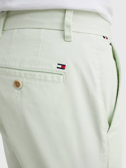 Tommy Hilfiger Essential 1985 Organic Katoenen Korte Broek Heren Groen | TH826YOS