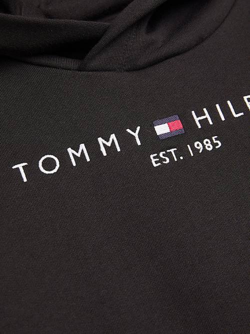 Tommy Hilfiger Essential And Joggers Set Hoodie Jongens Zwart | TH436LCZ