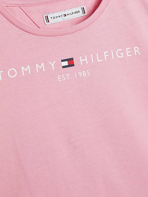 Tommy Hilfiger Essential And Shorts Set Sweatshirts Meisjes Roze | TH197ESN