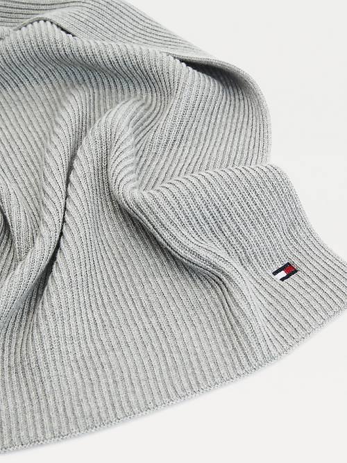 Tommy Hilfiger Essential Cashmere Blend Knit Sjaals Dames Grijs | TH341OBN