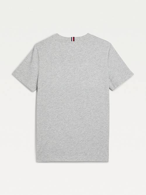 Tommy Hilfiger Essential Colour-Blocked Organic Katoenen T-shirts Jongens Zwart | TH064HCF