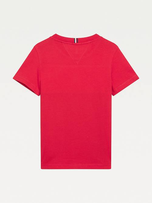 Tommy Hilfiger Essential Colour-Blocked Organic Katoenen T-shirts Jongens Blauw | TH914UAK