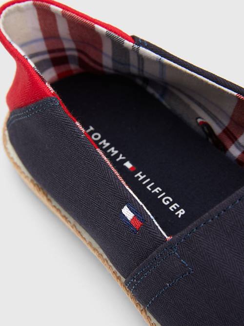 Tommy Hilfiger Essential Contrast Panel Espadrilles Vrijetijdsschoenen Heren Blauw | TH649CJU