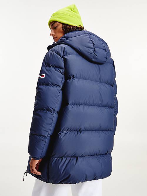 Tommy Hilfiger Essential Down Parka Jassen Heren Blauw | TH549ABG