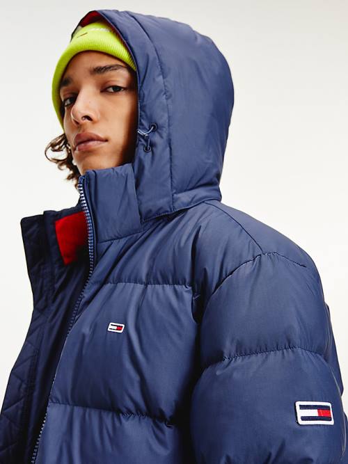 Tommy Hilfiger Essential Down Parka Jassen Heren Blauw | TH549ABG