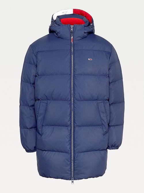 Tommy Hilfiger Essential Down Parka Jassen Heren Blauw | TH549ABG