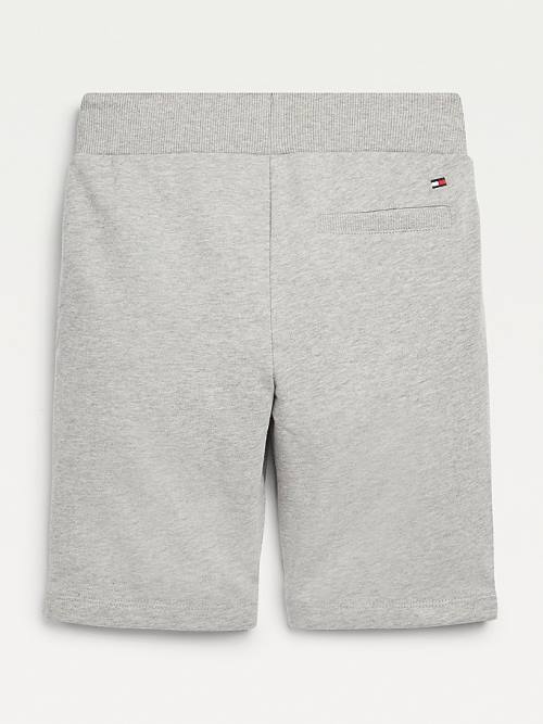 Tommy Hilfiger Essential Drawstring Sweat Shorts Broek Jongens Grijs | TH234UHI