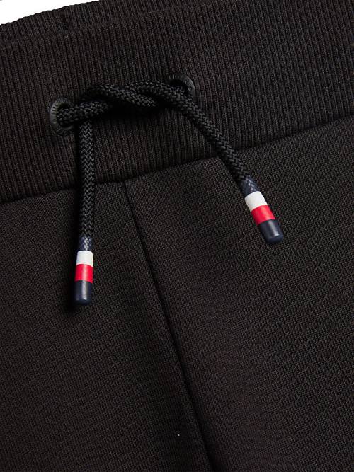 Tommy Hilfiger Essential Drawstring Sweat Shorts Broek Jongens Zwart | TH358BOV