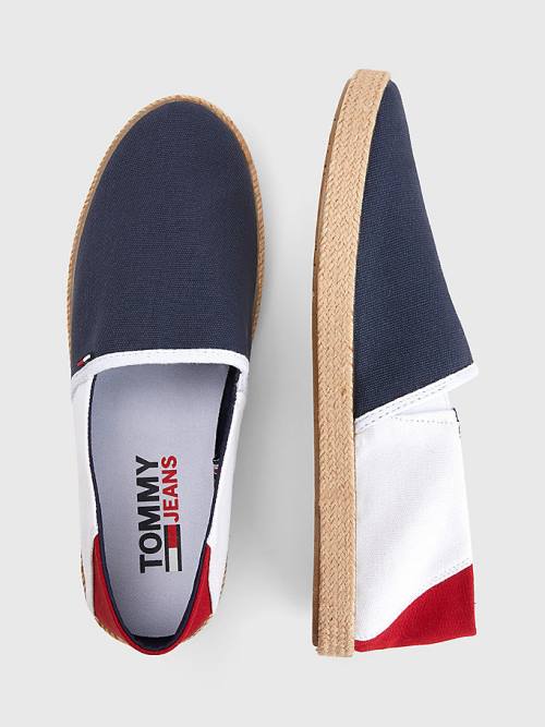 Tommy Hilfiger Essential Espadrilles Vrijetijdsschoenen Heren Blauw | TH651MPL