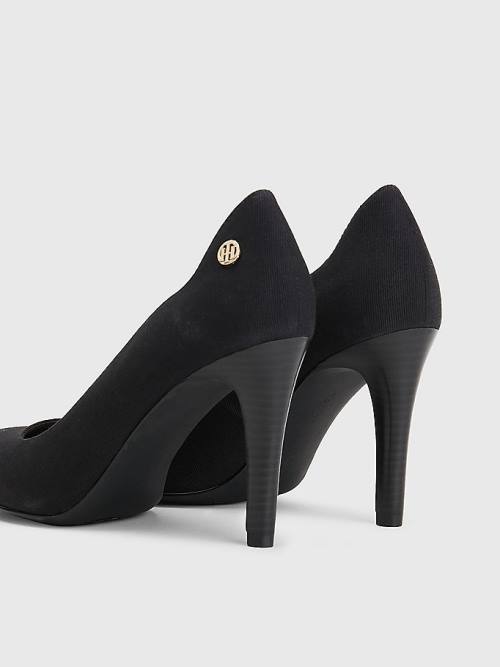 Tommy Hilfiger Essential High Pumps Hakken Dames Zwart | TH712BMX