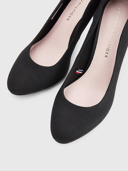 Tommy Hilfiger Essential High Pumps Hakken Dames Zwart | TH712BMX