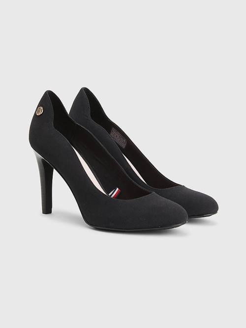 Tommy Hilfiger Essential High Pumps Hakken Dames Zwart | TH712BMX