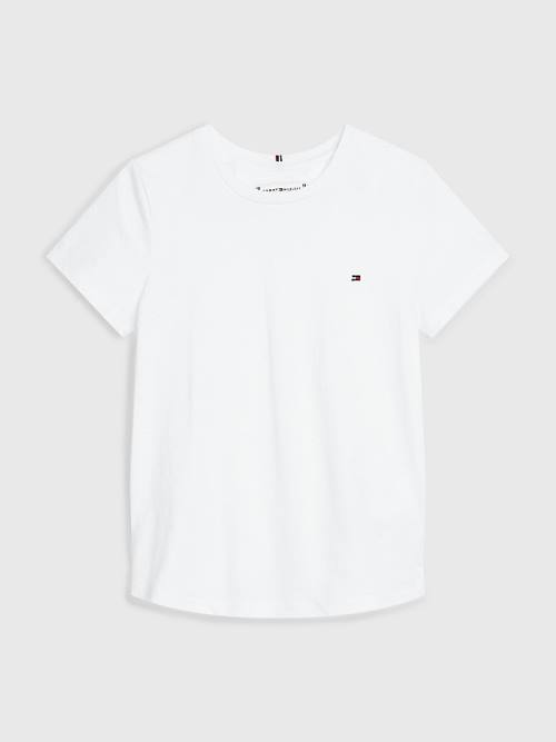 Tommy Hilfiger Essential Knit T-shirts Meisjes Wit | TH089HKI