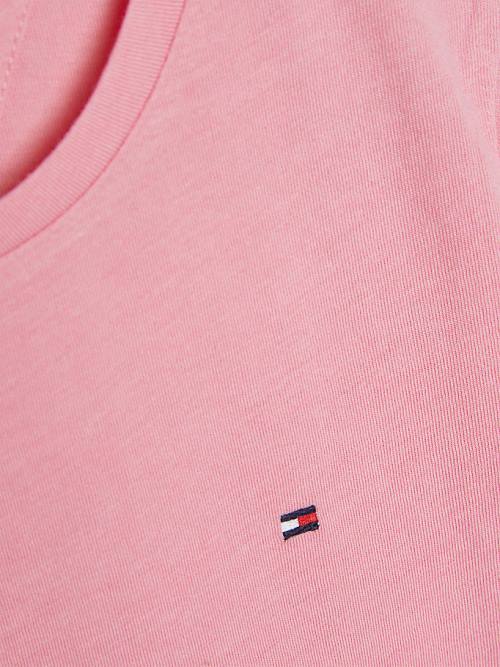 Tommy Hilfiger Essential Knit T-shirts Meisjes Roze | TH610ZEK