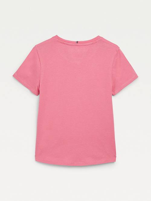 Tommy Hilfiger Essential Knit T-shirts Meisjes Rood | TH725MIU