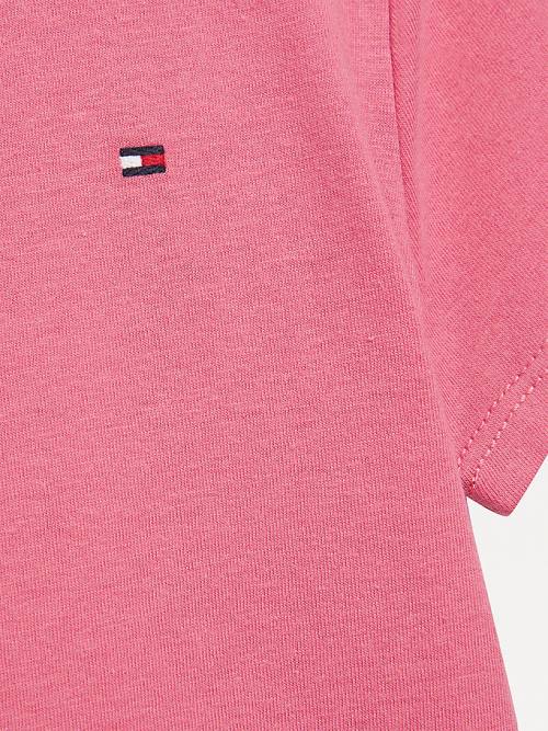 Tommy Hilfiger Essential Knit T-shirts Meisjes Rood | TH725MIU