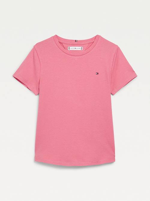 Tommy Hilfiger Essential Knit T-shirts Meisjes Rood | TH725MIU