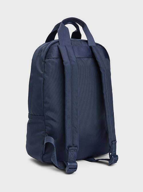 Tommy Hilfiger Essential Logo Backpack Tassen Dames Blauw | TH071VEL